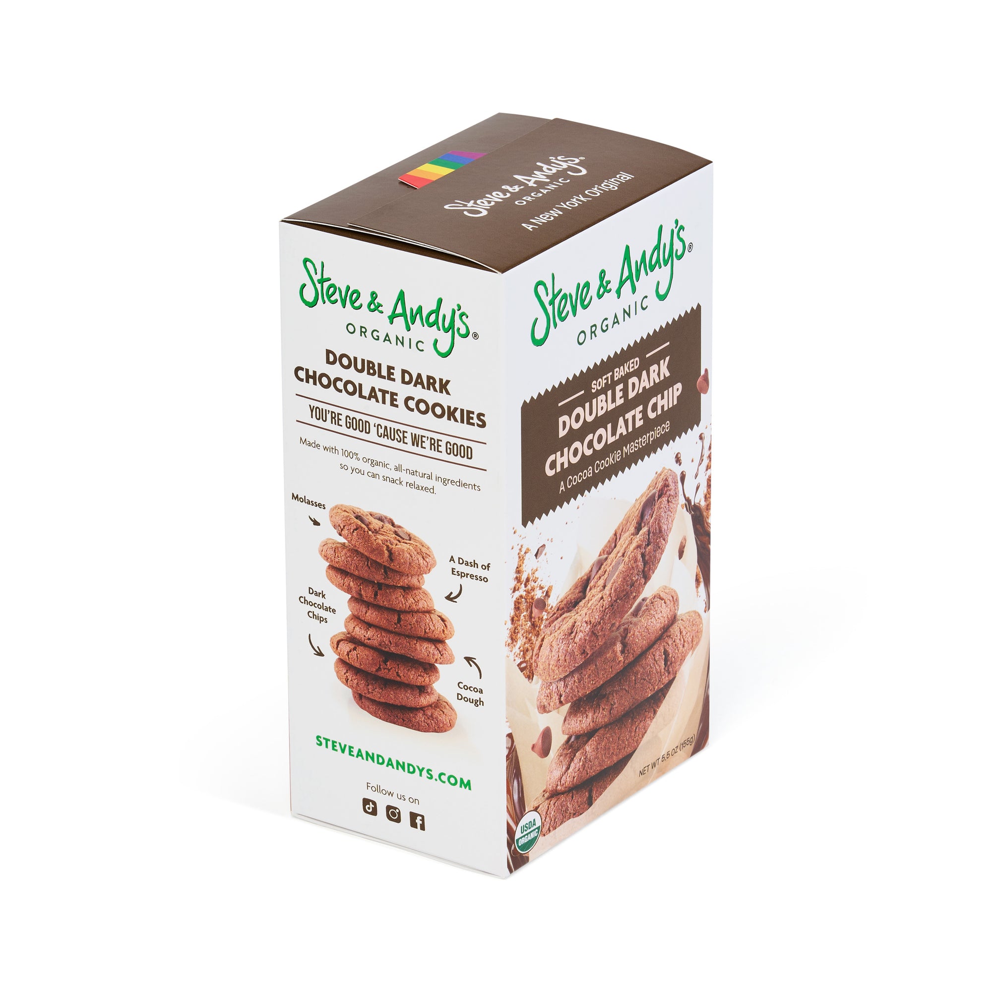 Box of Gluten Free Double Dark Chocolate Chip Cookies