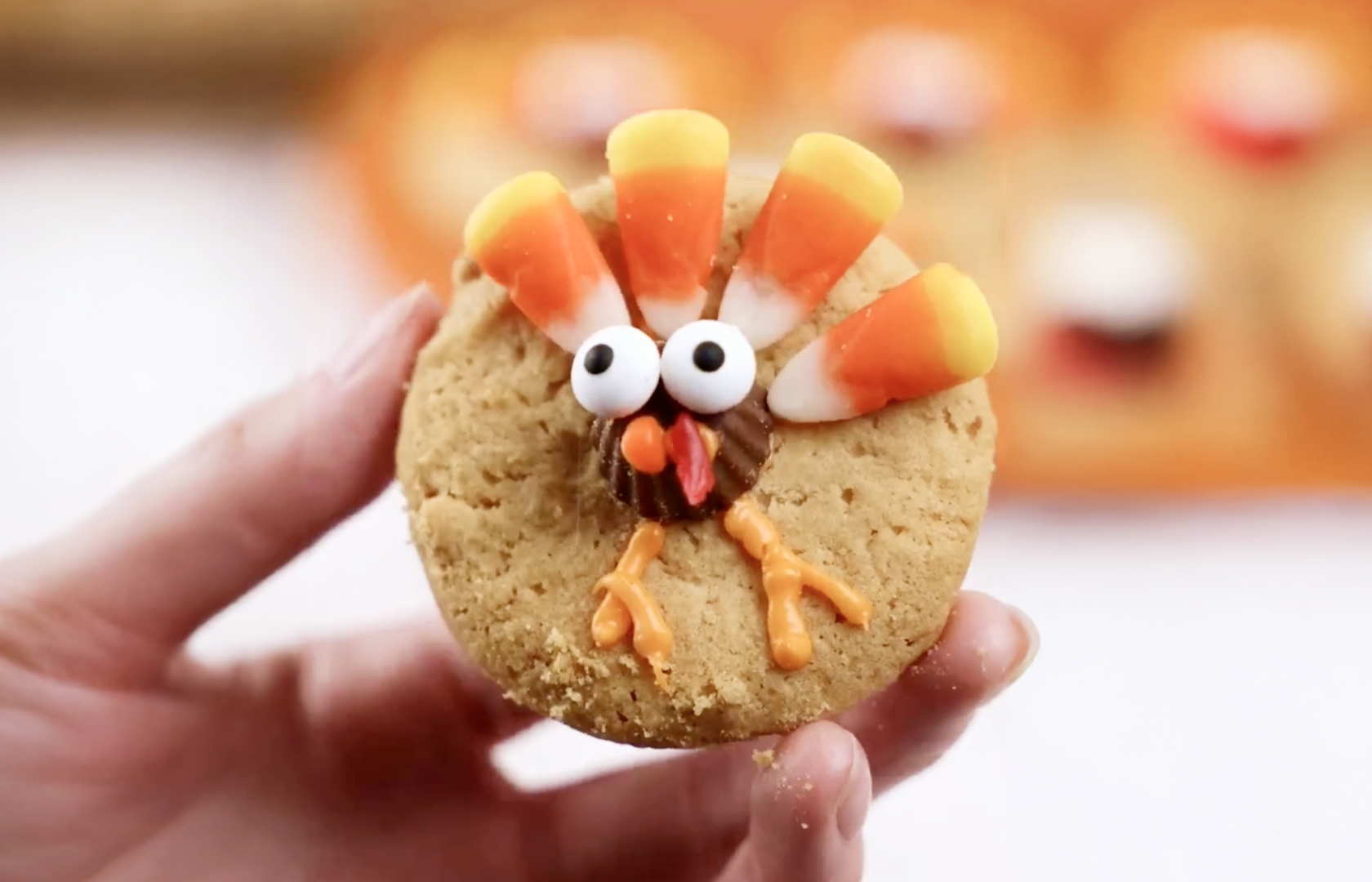 Thanksgiving Turkey Cookies