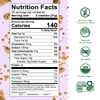 Nutrition facts of a box of Organic and gluten-free White Chocolate Chip Cookies