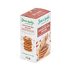 A box of Organic gluten-free Chocolate Chip Cookies showing stack of cookies on the side