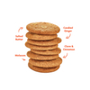 A pile of Steve & Andy's Organic Ginger Snap Cookies.