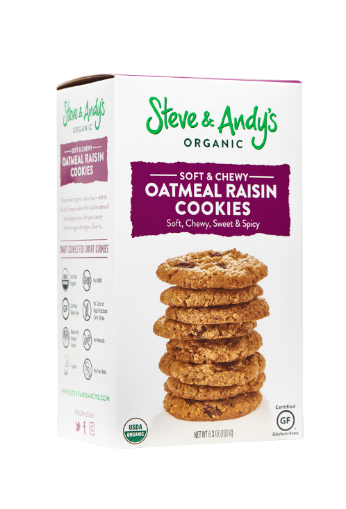 Chewy Oatmeal Raisin Cookies Online | Steve & Andy's