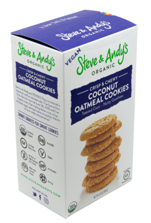 Buy Vegan Coconut Oatmeal Cookies Online at Best Price | Steve & Andy's