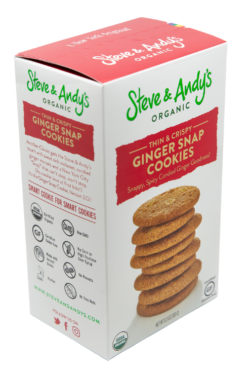Buy Crispy Gingersnap Cookies Online at Best Price | Steve & Andy's