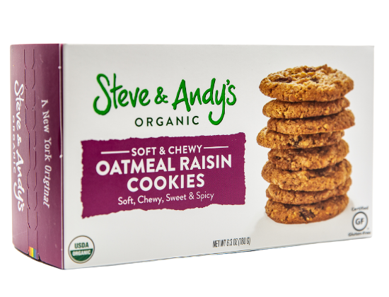 Order Oatmeal Raisin Cookies of Best Quality Online | Steve & Andy's