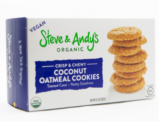 Crisp & Chewy Coconut Oatmeal Cookies Online | Steve & Andy's