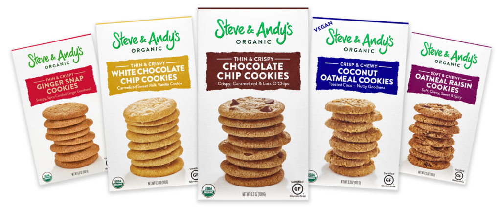 Buy Crispy & Organic Cookies Online | Steve & Andy's