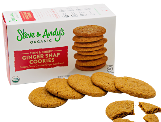 Gluten Free Vegan Ginger Snap Cookies Online | Steve & Andy's