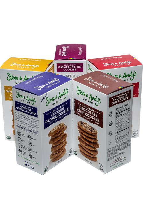 Buy Variety of Organic Cookies Online | Steve & Andy's