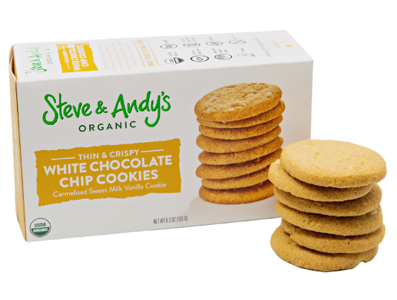 Order Crispy White Choclate Chip Cookies Online | Steve & Andy's